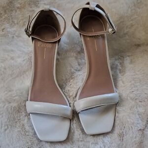 Paolo Women's Elegant White Heels